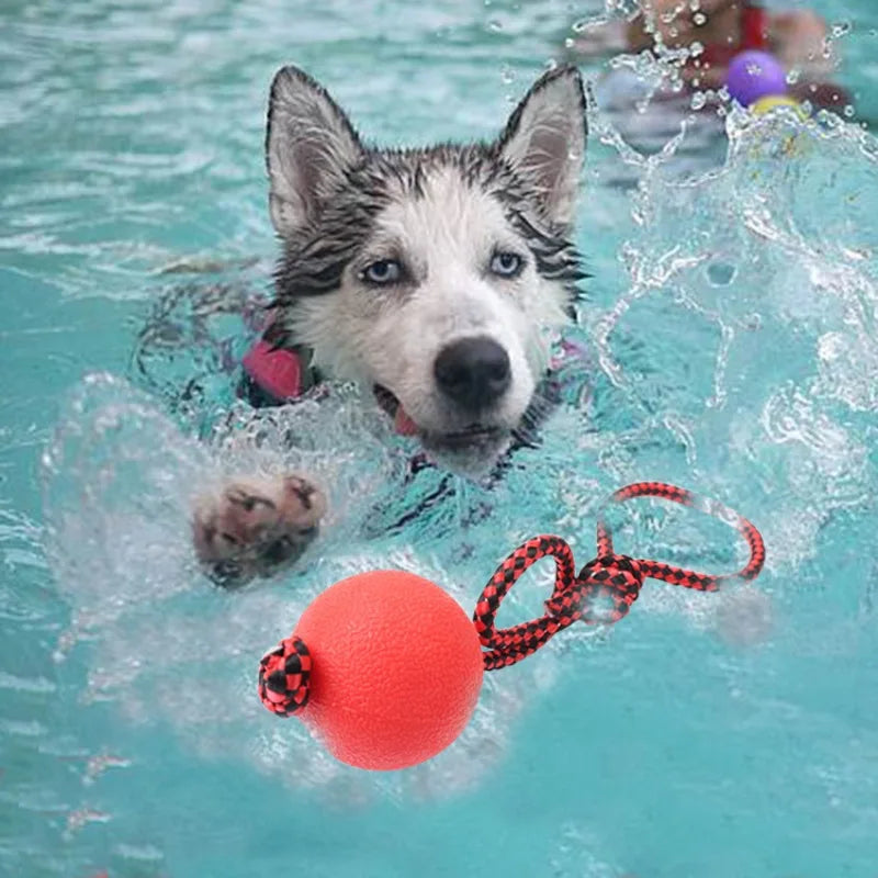 Dog Toys for Large Dogs Toy Rubber Molar Teeth Bite Train Solid Bite-resistant Elastic Non-toxic Odorless Pet Ball Toy